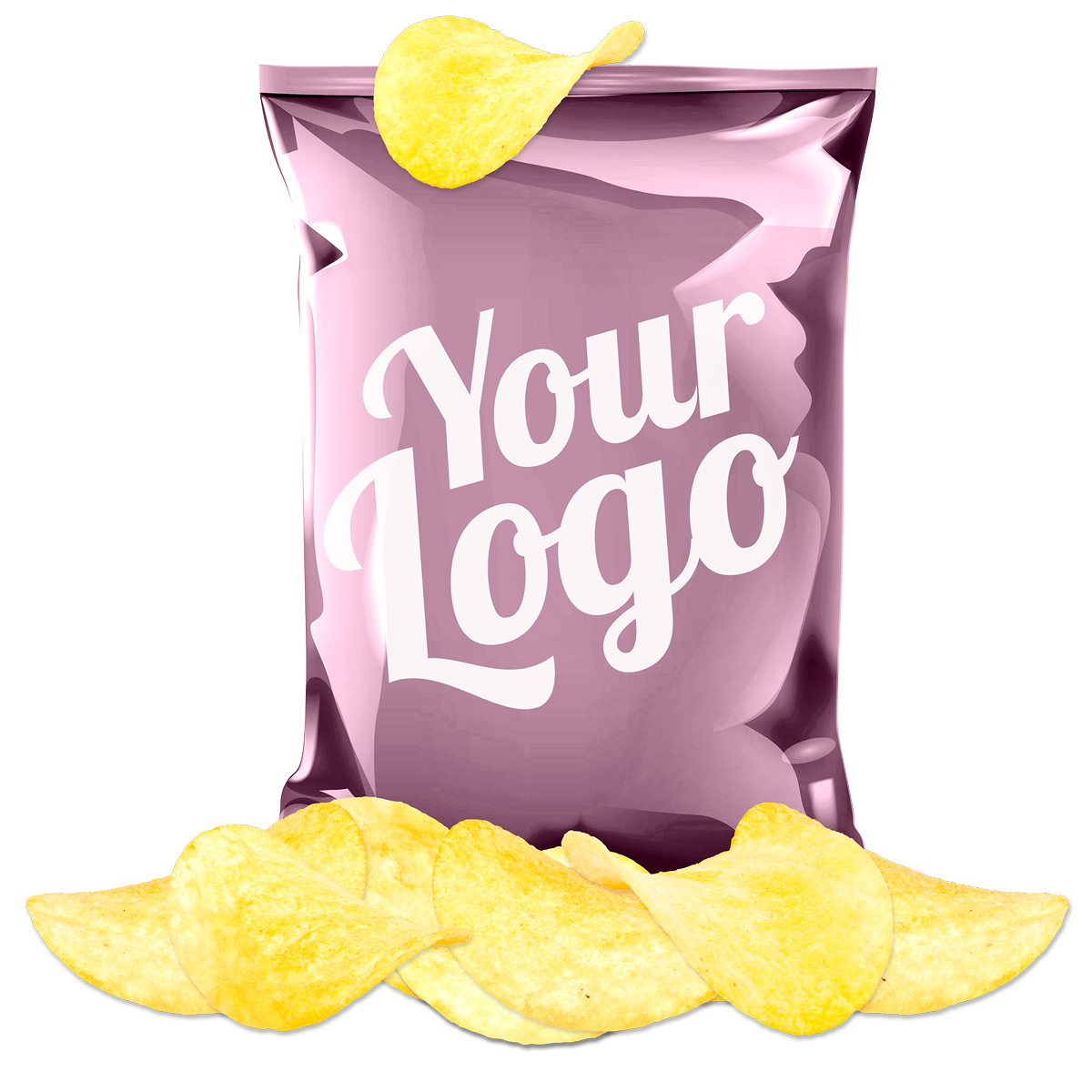 9589+ Chip Bag Mockup Png DXF Include.